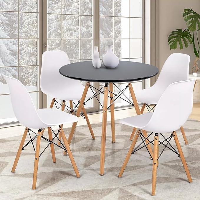 Mesa de Comedor Eames 80 Cm - Para 2 a 4 personas