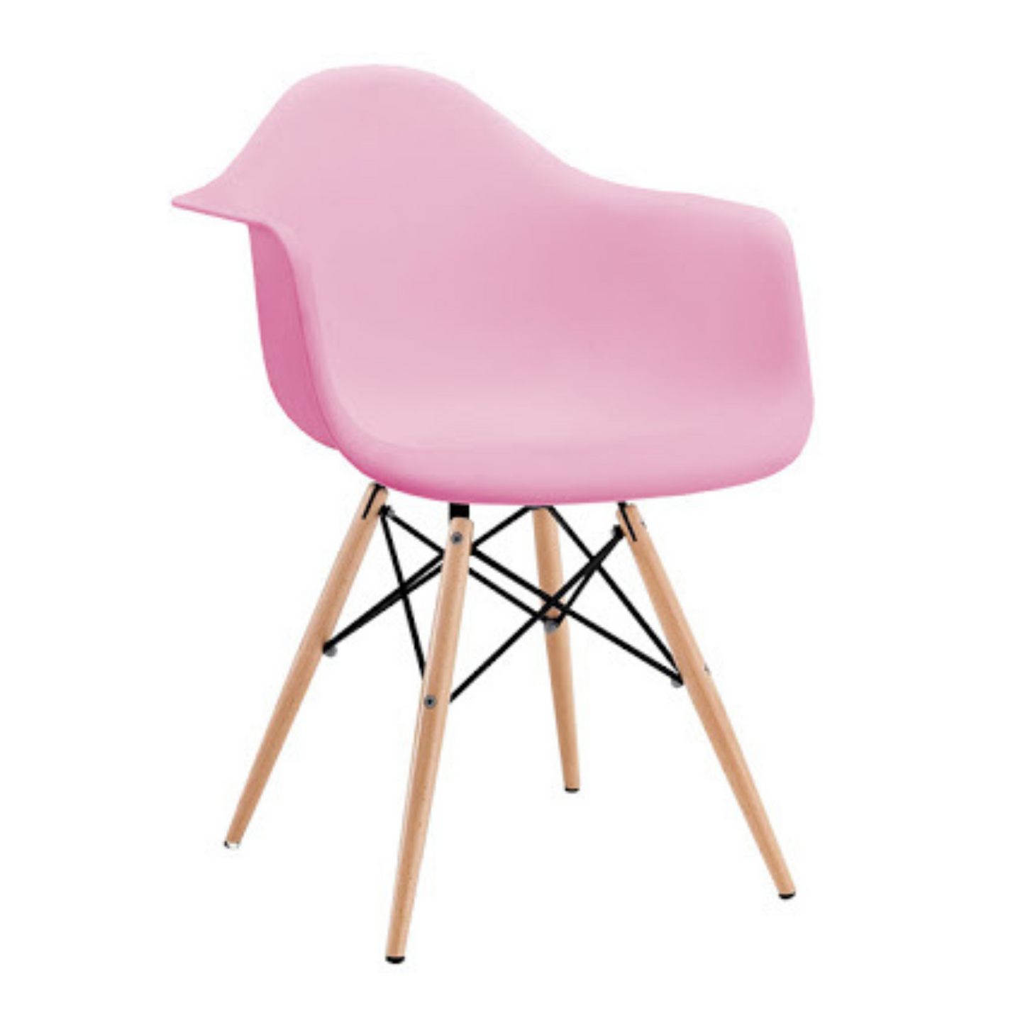 Butaca Sitial Eames Adulto - Base Fierro Madera