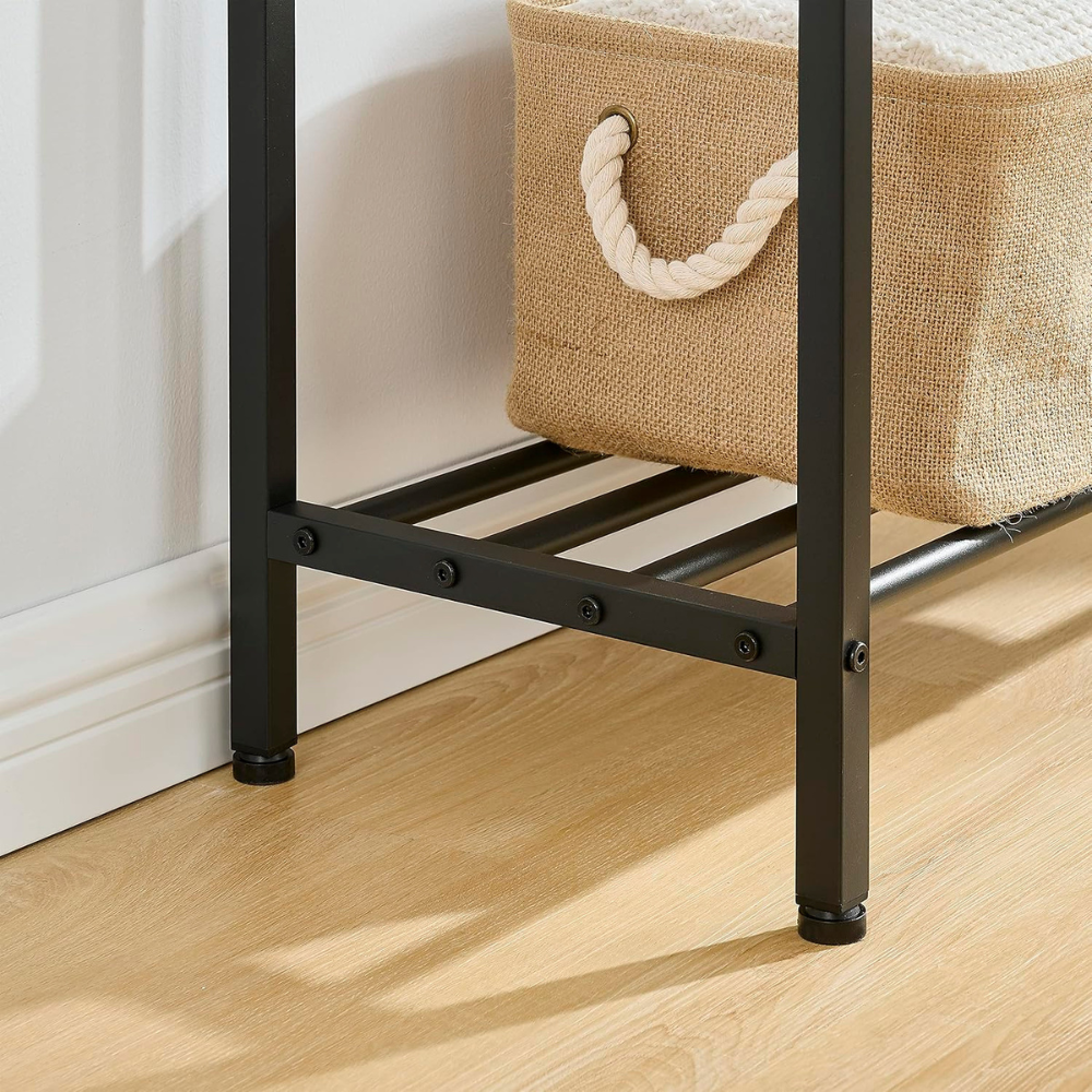 Arrimo Cross Black - MDF Metal Negro
