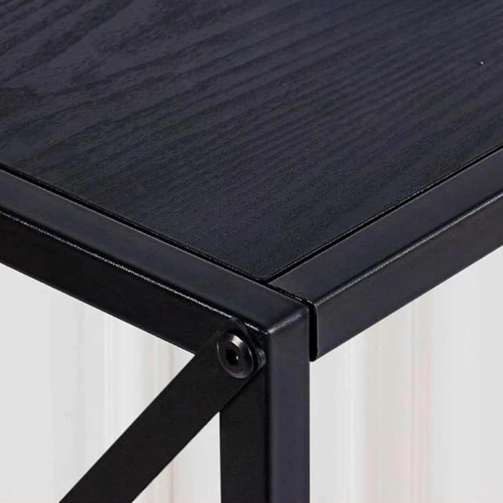 Arrimo Cross Black - MDF Metal Negro