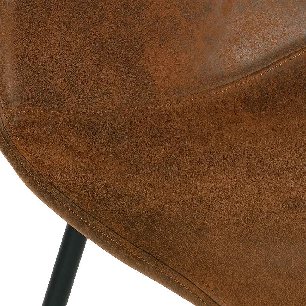 Pack 4 Sillas Spoon Café Vintage - Ecocuero Metal