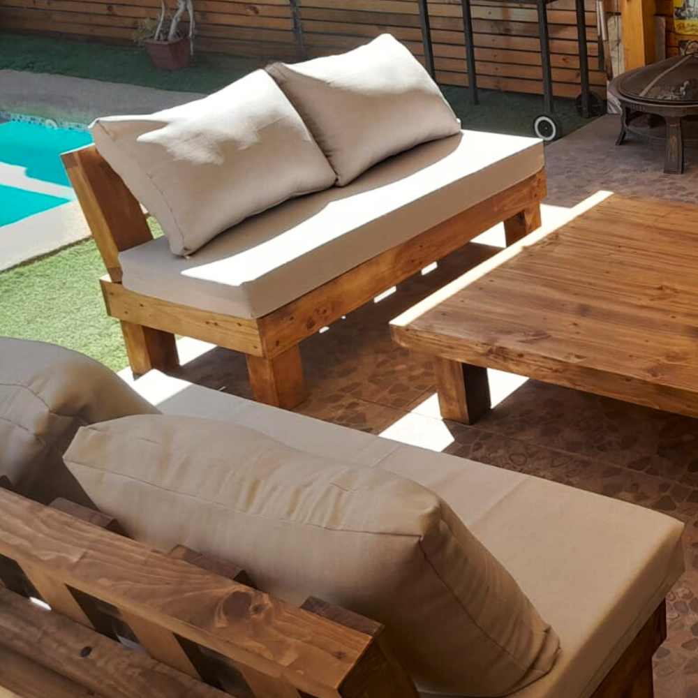 Sillón de Terraza Madera Rustic - Comfy