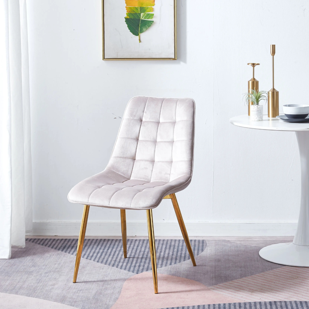 Silla Capitone Macron - Terciopelo Gold