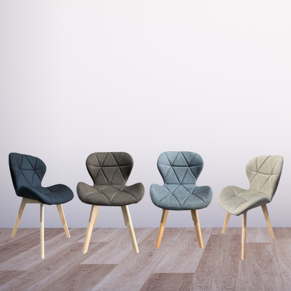Silla Radar Mariposa Wood - Lino