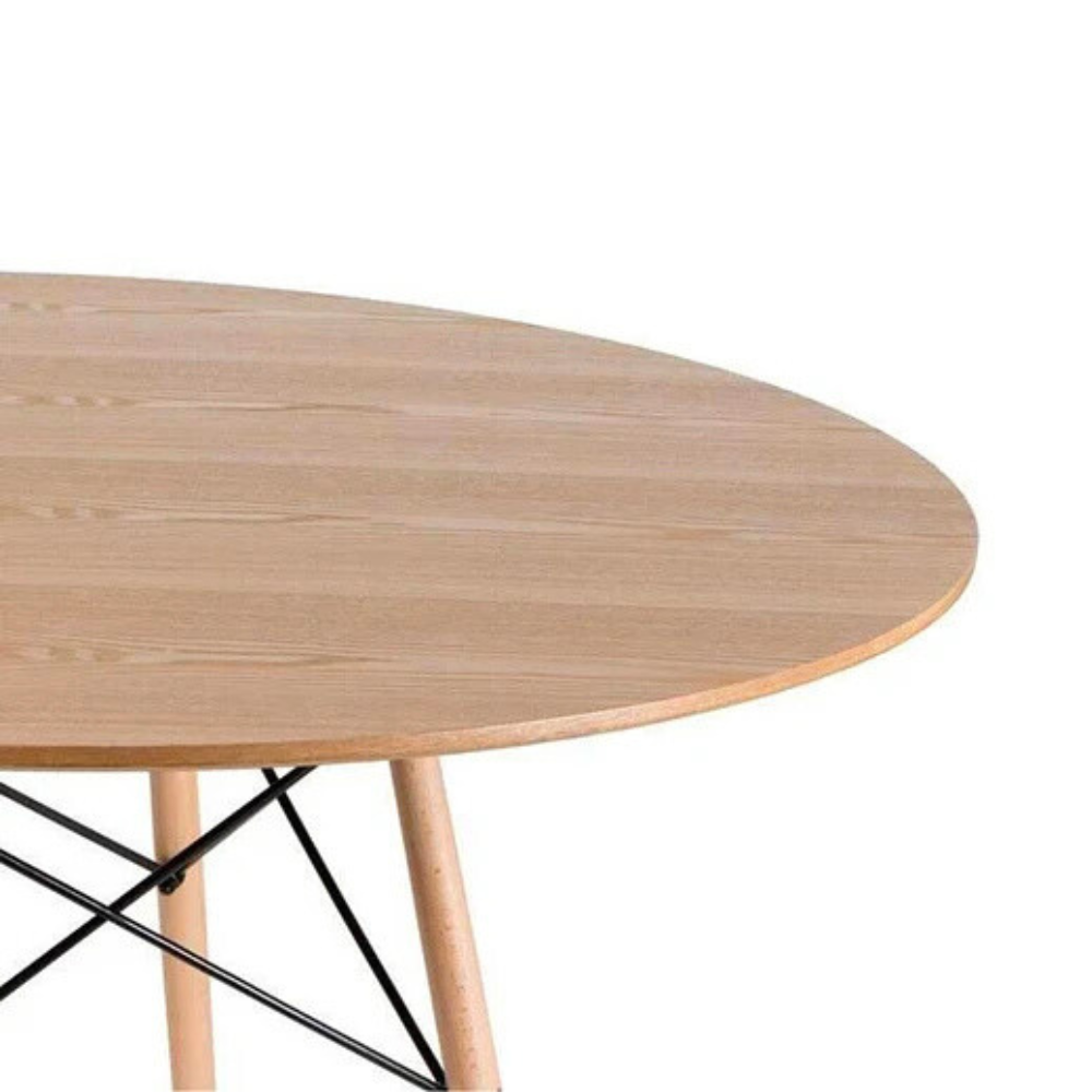 Mesa de Comedor Eames MDF 100 Cm - Para 4 Personas