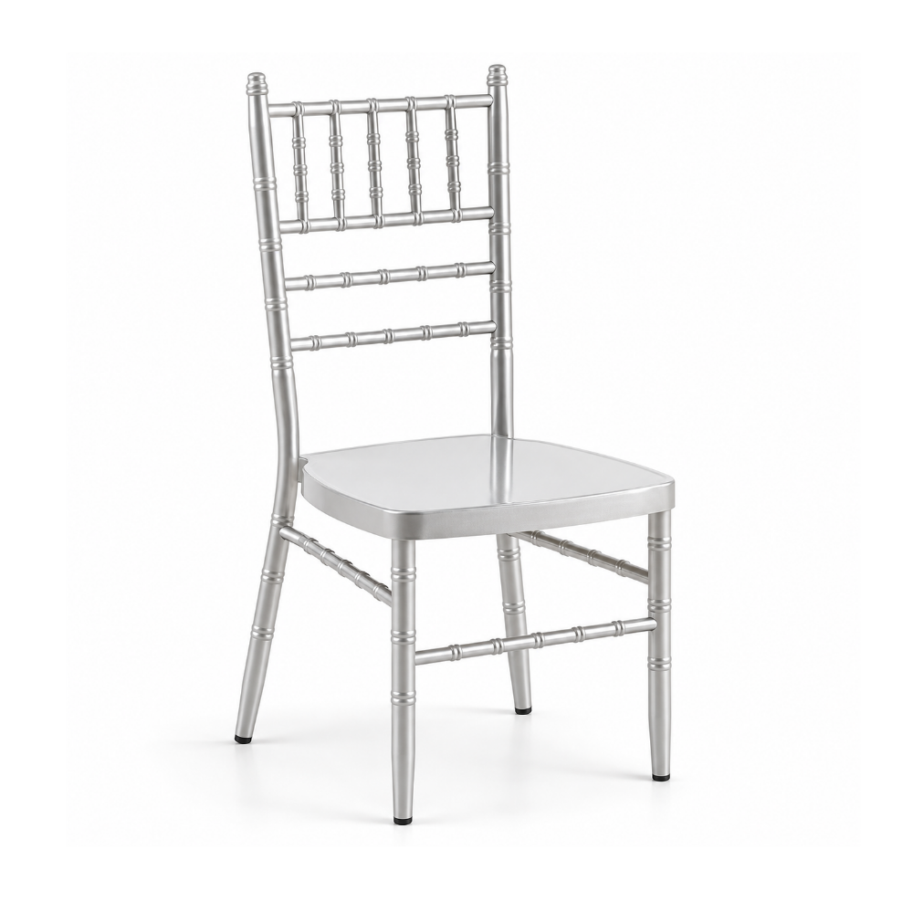 Silla Chiavari Metal Silver - Apilable