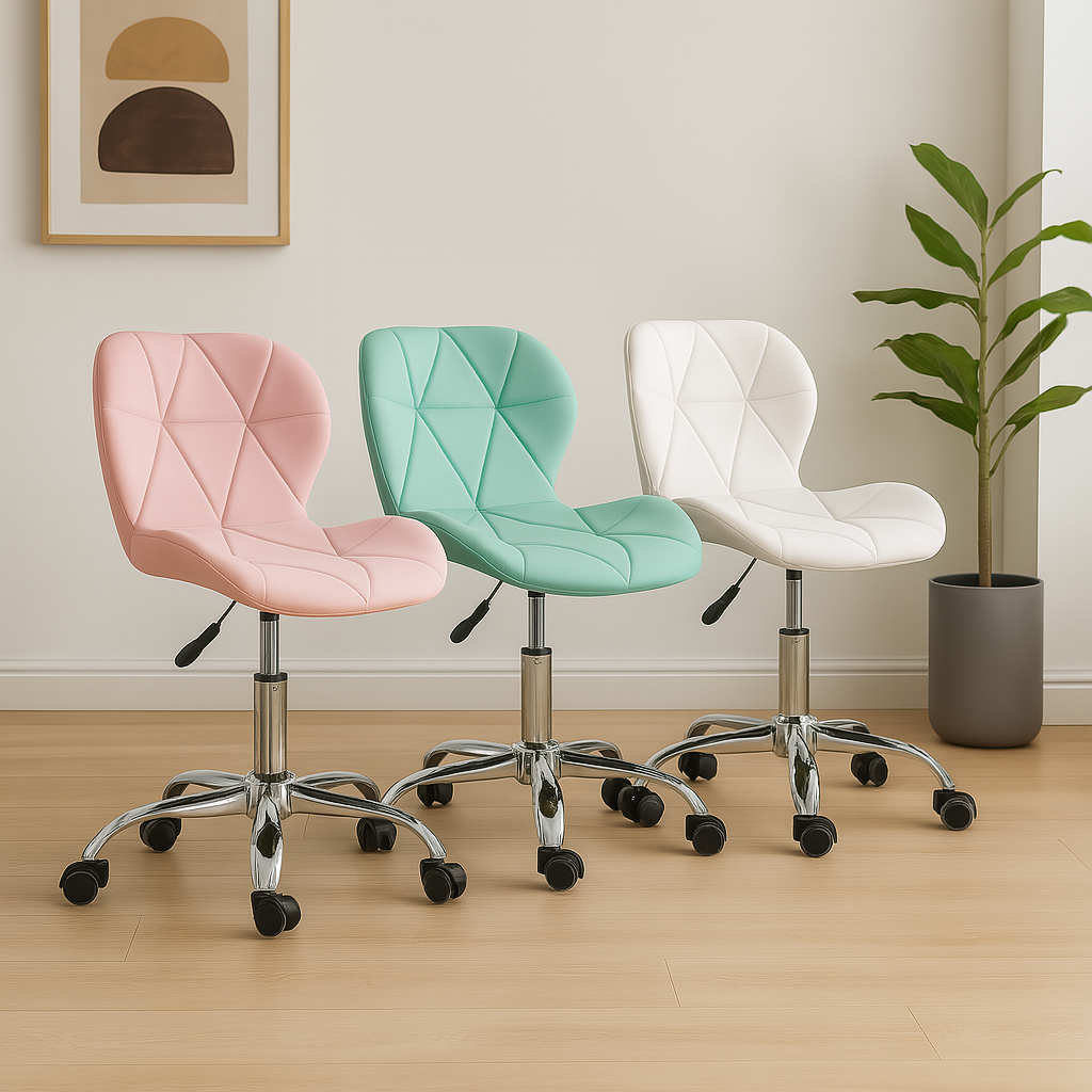 Escritorio Plegable Multifuncional con Repisas + Silla Mariposa Oficina