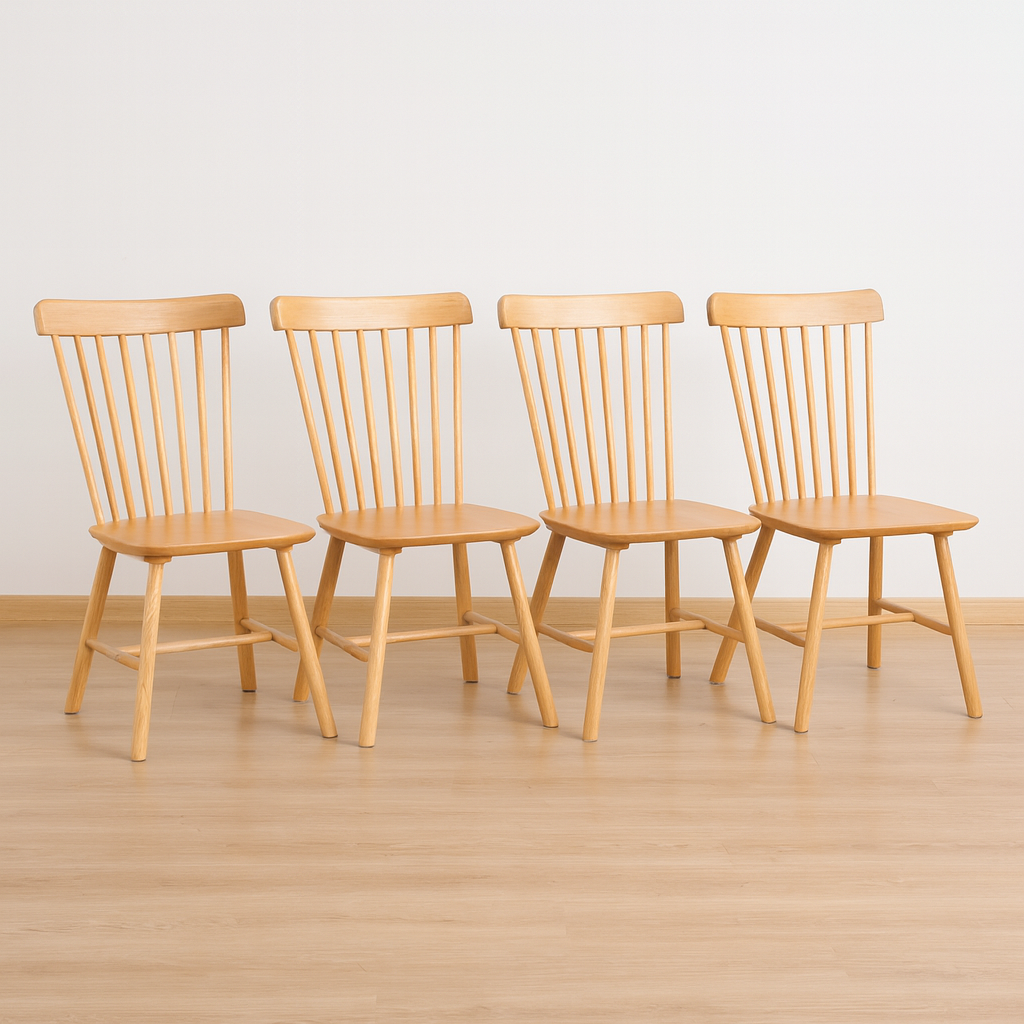 Pack 4 Sillas Windsor Wood - Madera Natural
