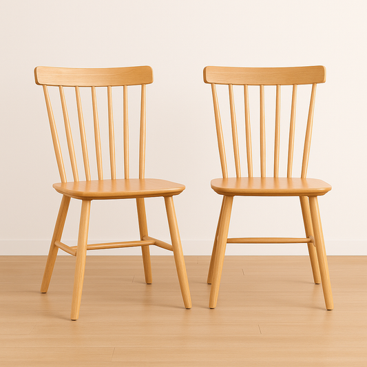 Pack 2 Silla Windsor Wood - Madera Natural