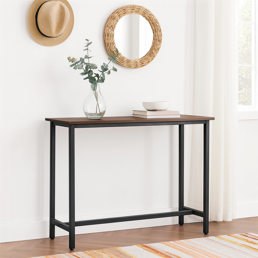 Arrimo Rustic MDF - Madera Oscura Metal