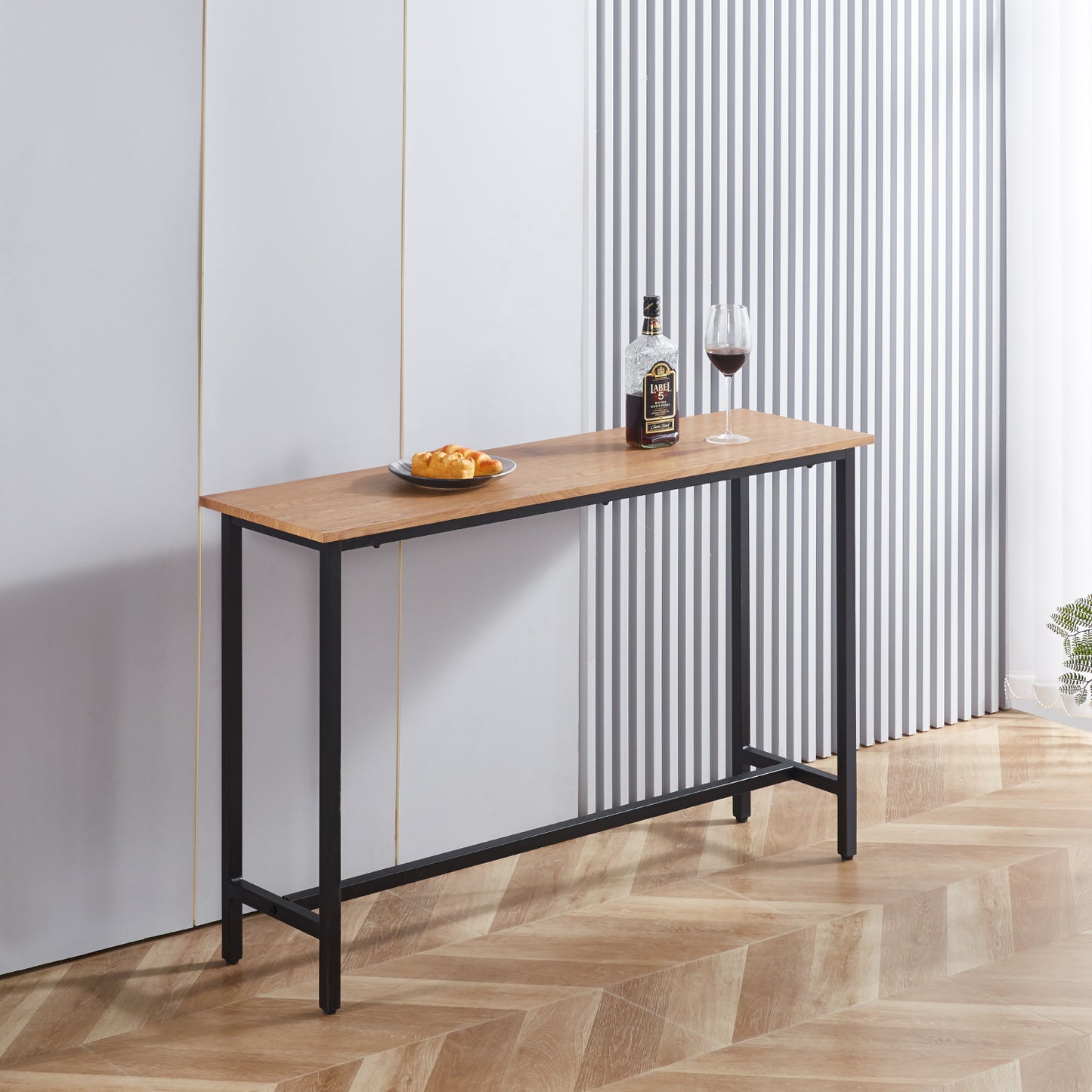 Arrimo Rustic MDF - Madera Clara Metal