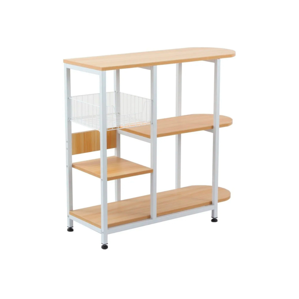 Mesa Estante Cocina Lateral Organizadora - 3 Niveles