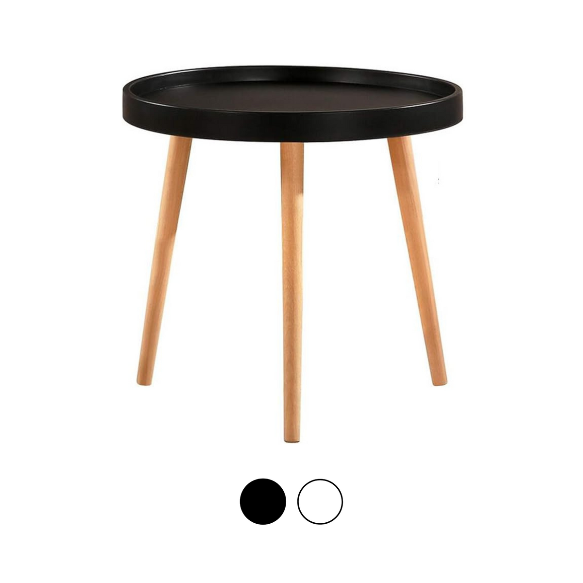 Mesa Auxiliar o Centro Eames - Base Madera