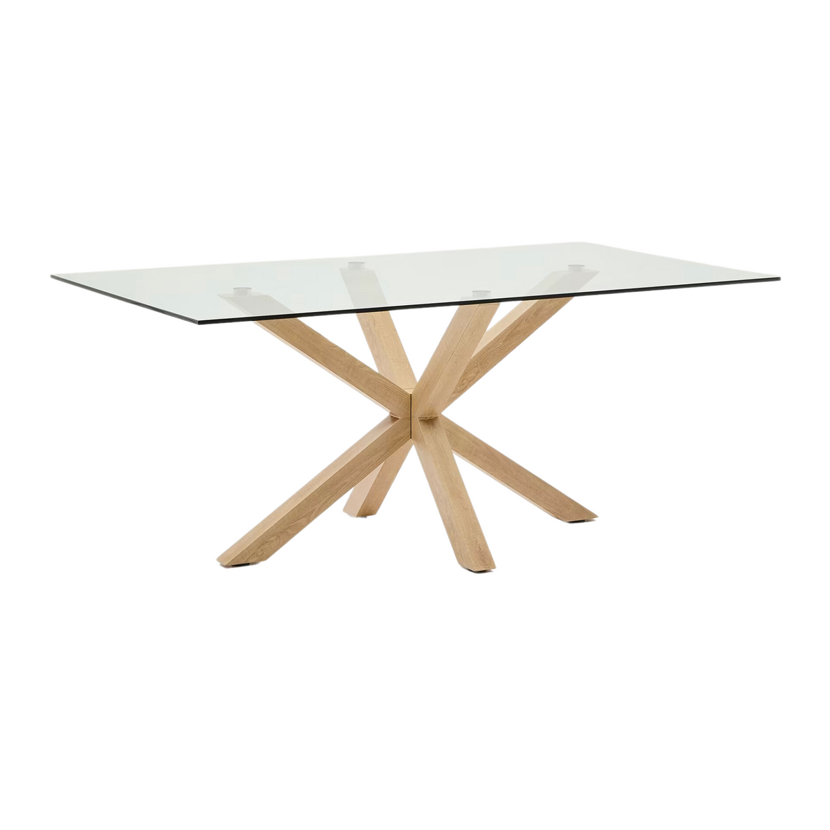 Mesa de Comedor Vidrio Madrid 140x80 - 4 a 6 Personas