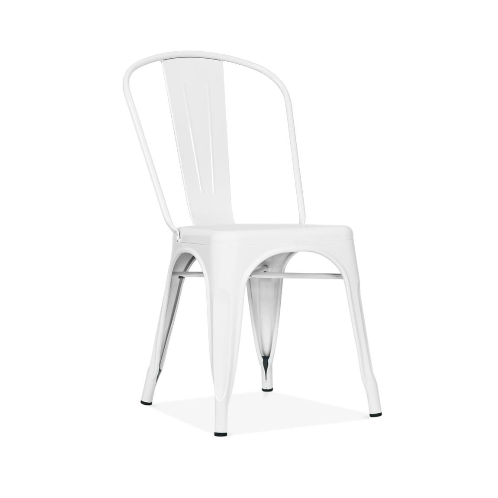 Silla Tolix Blanca - Acero Metálica
