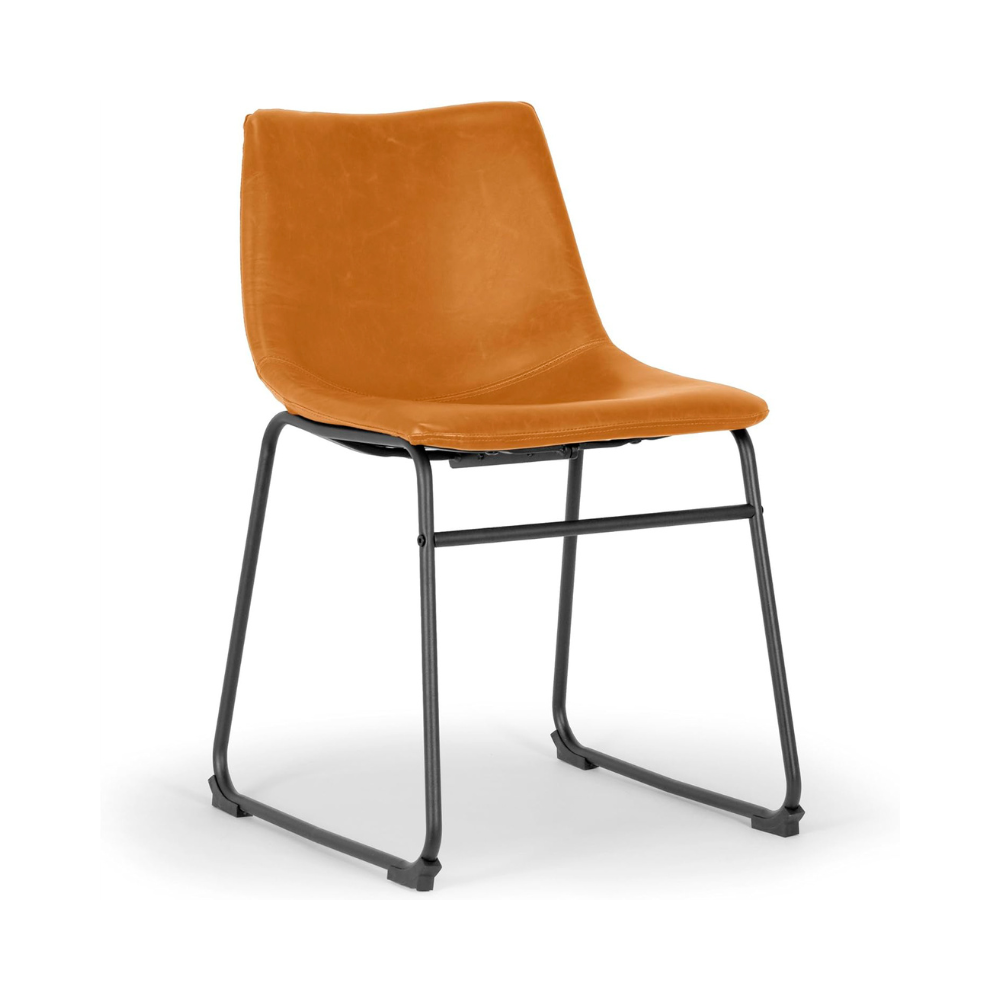 Silla Burgos Crazy Horse - Ecocuero Metal