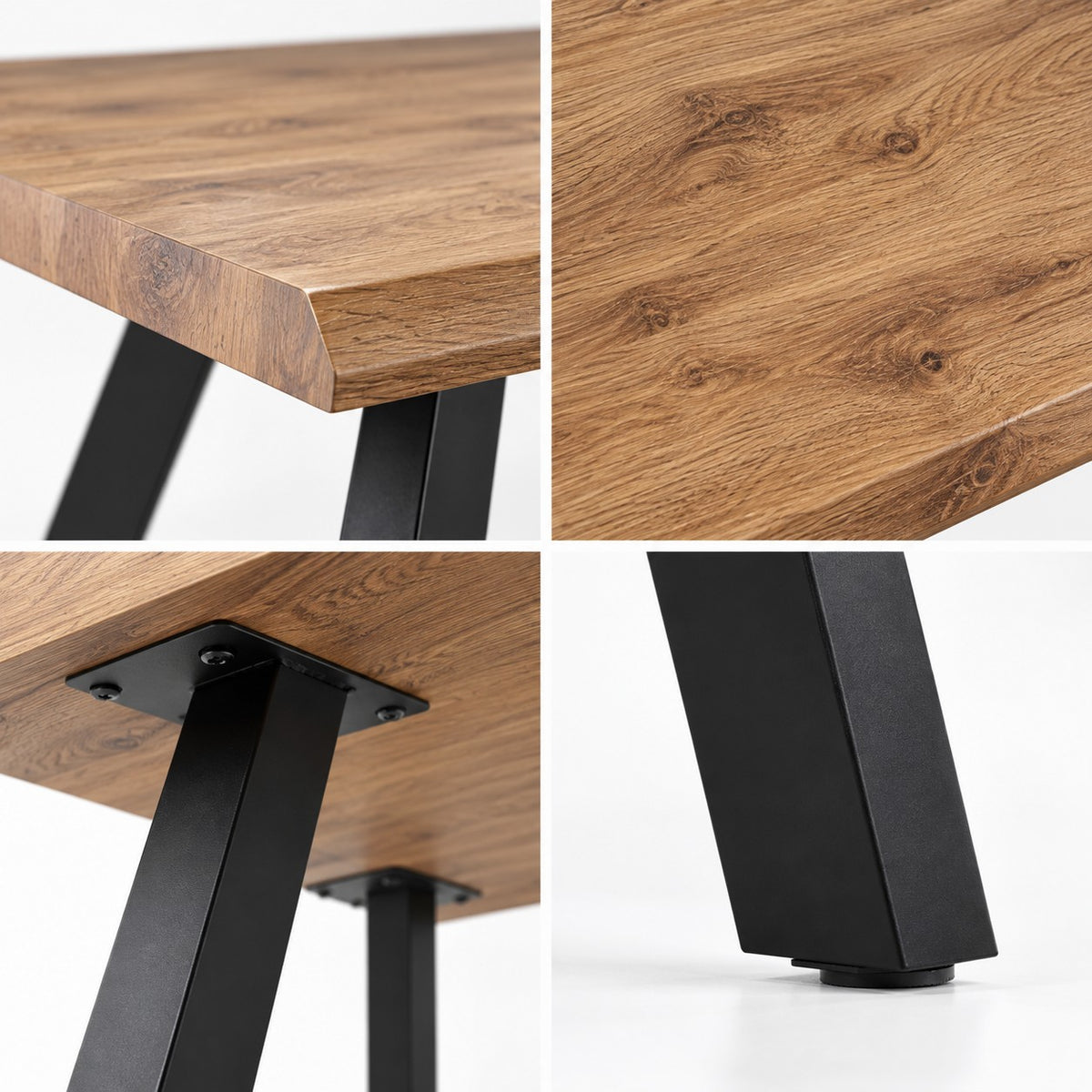 Comedor 8 Sillas Tolix + Mesa VWood 180x90