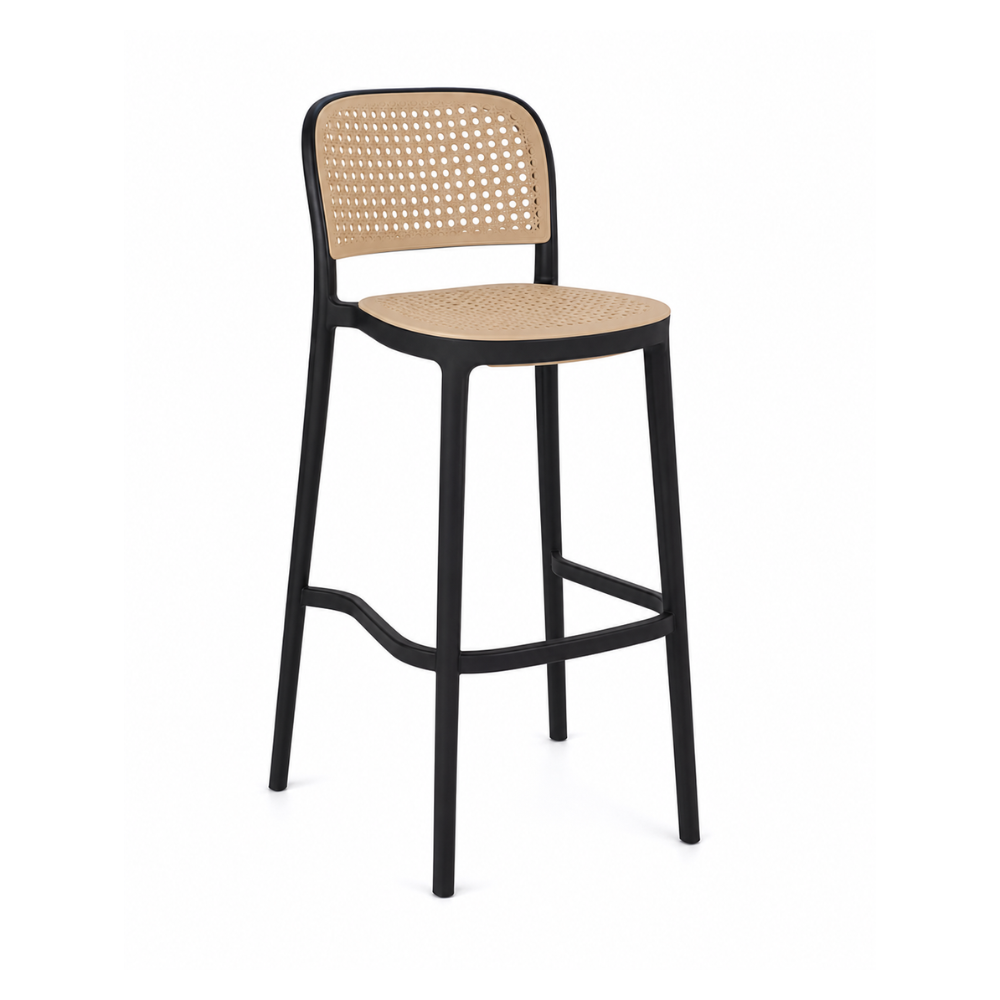 Taburete Bar Delta - Negro 66 Cm