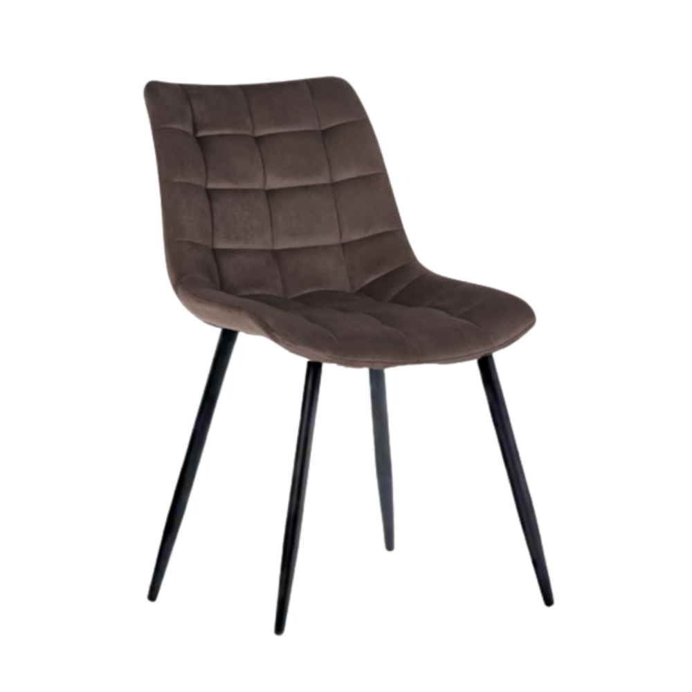 Silla Capitone Macron - Terciopelo Base Negra