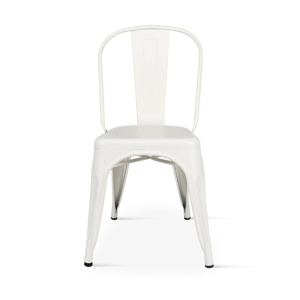 Silla Tolix Blanca - Acero Metálica