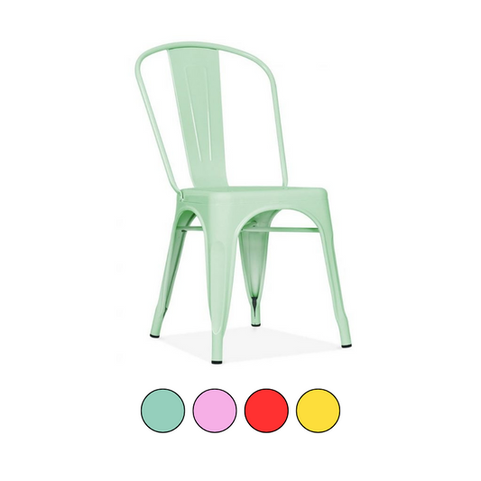 Silla Tolix Colores - Acero Metálica
